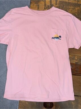 Maamgic Pink Short-Sleeve Pocket Tee